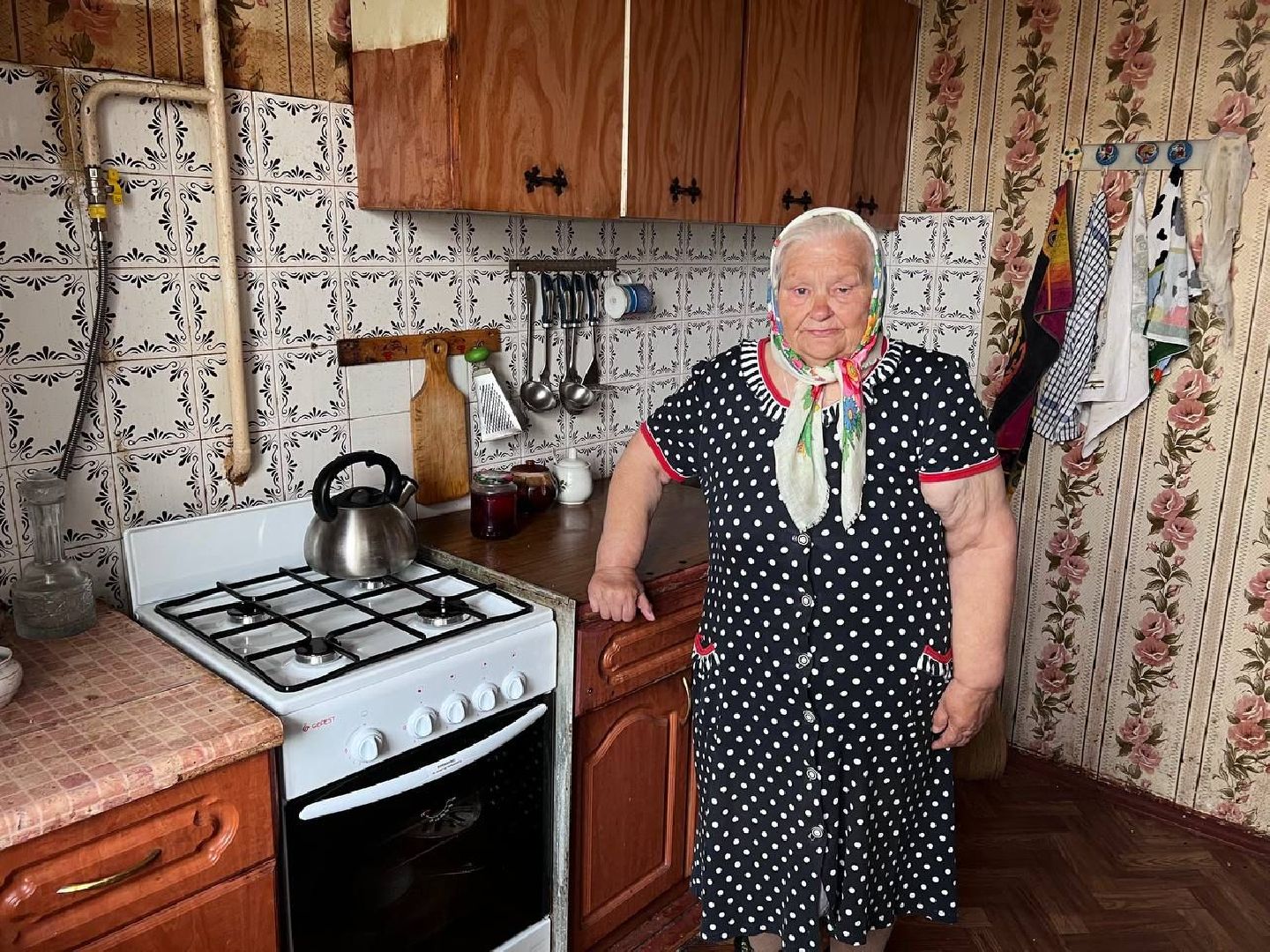 Чехов, газ, газовая плита, ветеран, день труда