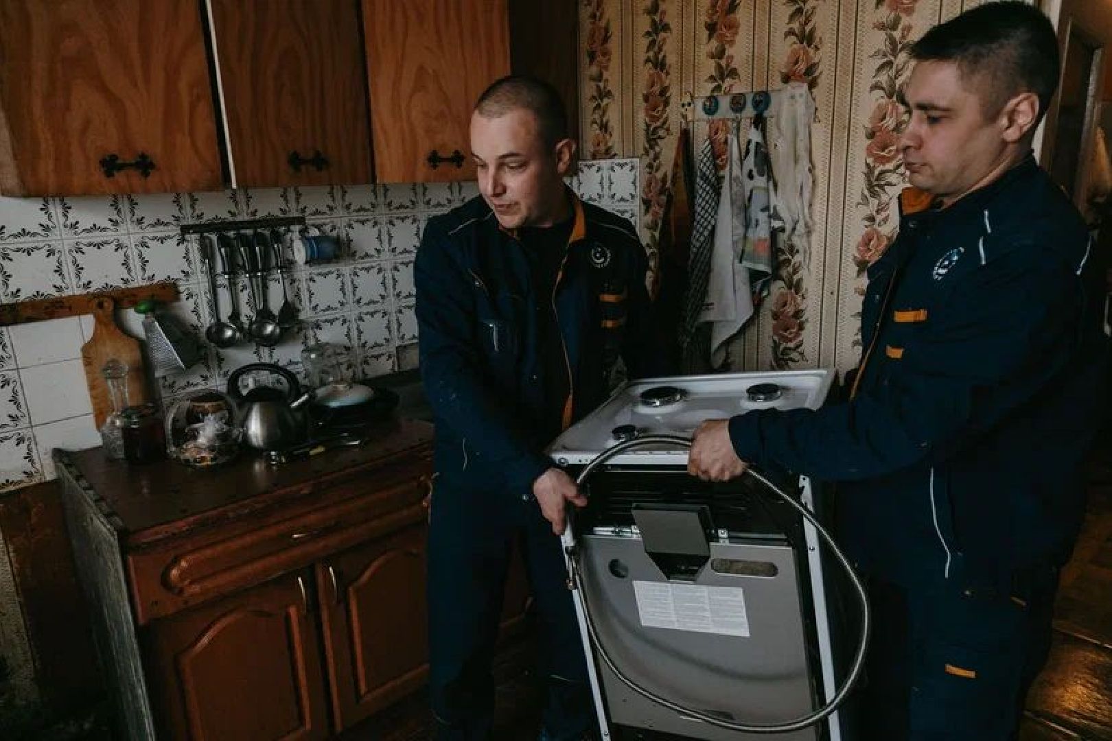 Чехов, газ, газовая плита, ветеран, день труда