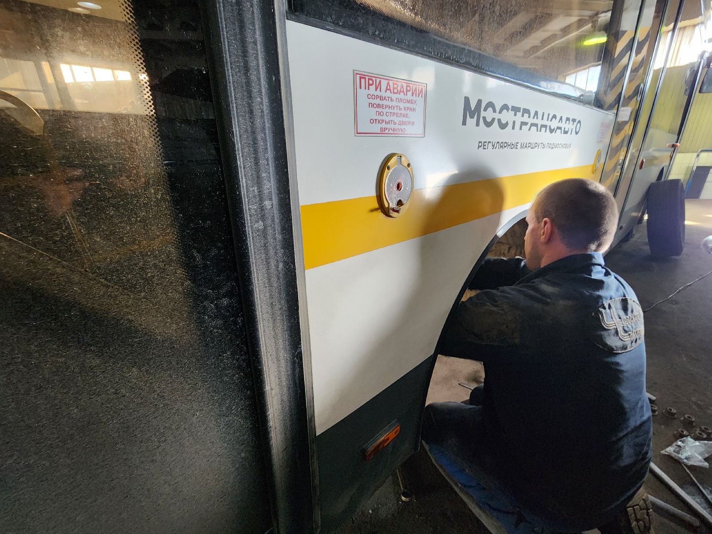 Чехов, мострансавто, общественный транспорт, автобусы, техническое состояние, ремонт, обслуживание, новые автобусы, комиссия, проверка, инспекция, глава округа михаил собакин,