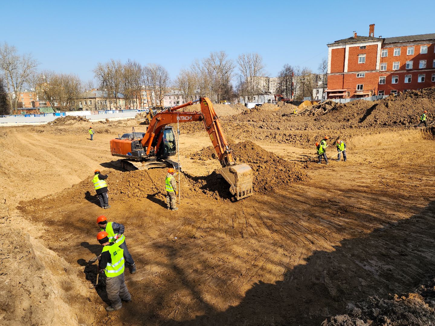 строительство, реконструкция здания, школа 16, подольск,