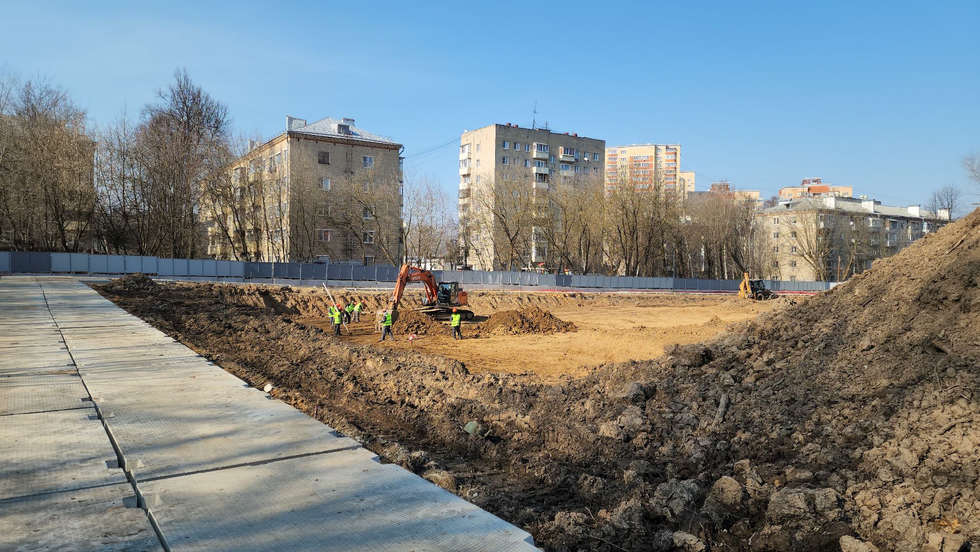 строительство, реконструкция здания, школа 16, подольск,