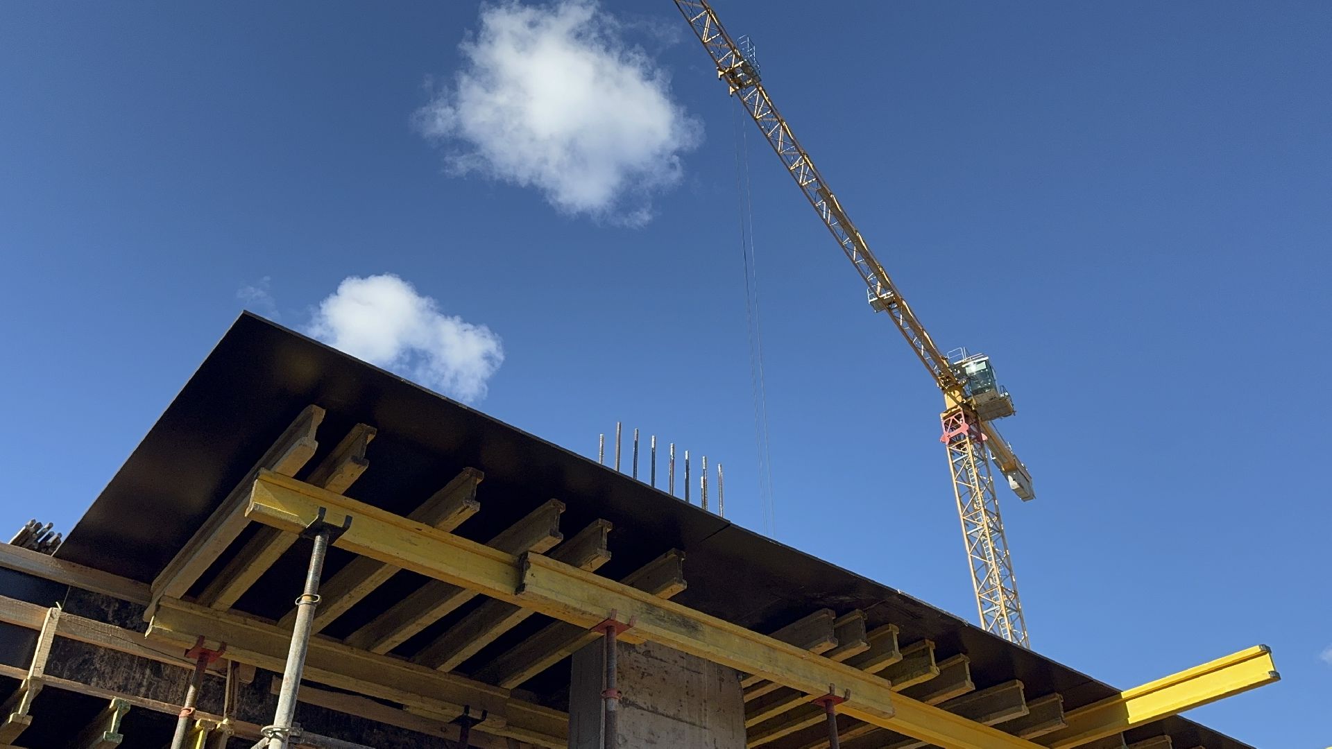 солнечногорск, пристройка к школе, гимназия, рабочие, ученики,