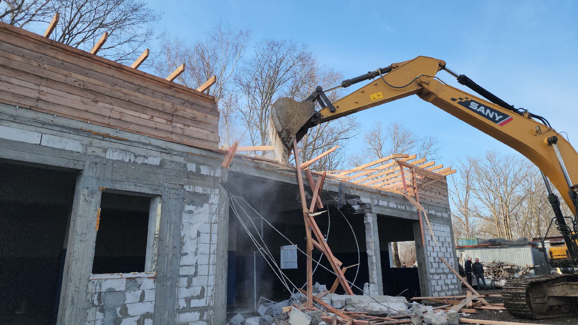 снос незаконных строений, мытищи,