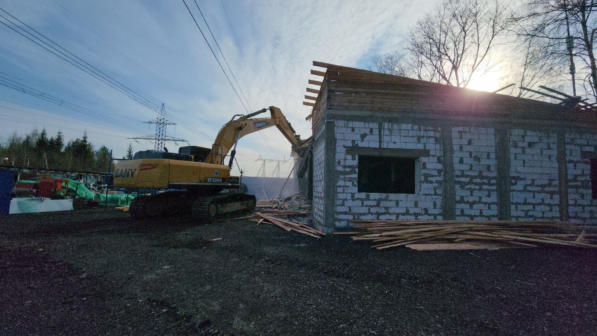 снос незаконных строений, мытищи,