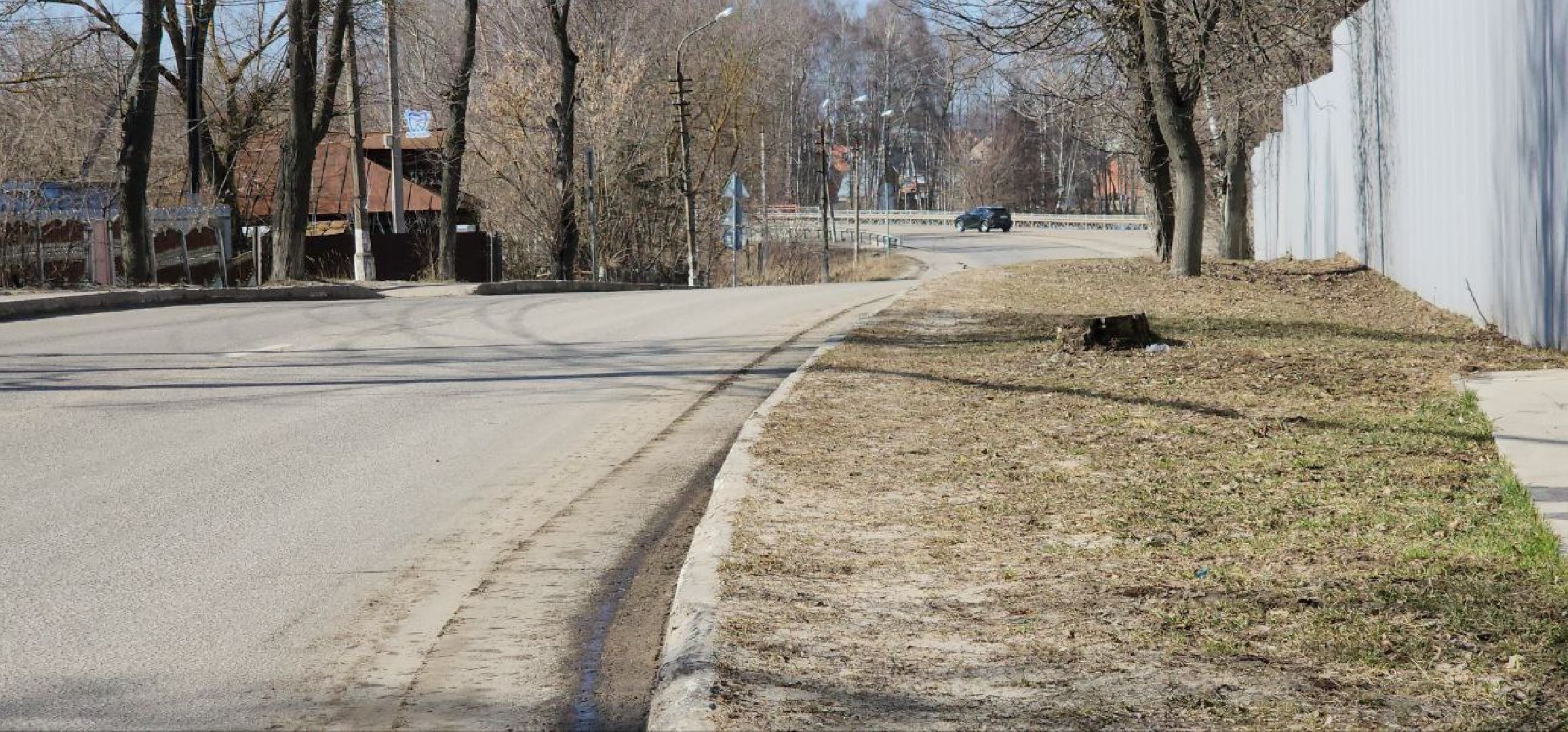 луховицы, уборка улиц города,