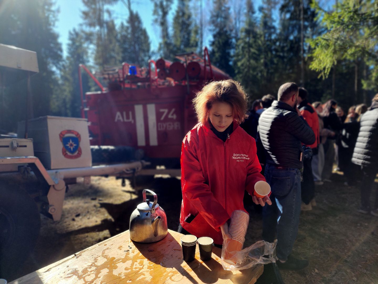 дубна, мемориальный комплекс, братская могила, субботник, глава городского округа, благоуйстройство, уборка леса,
