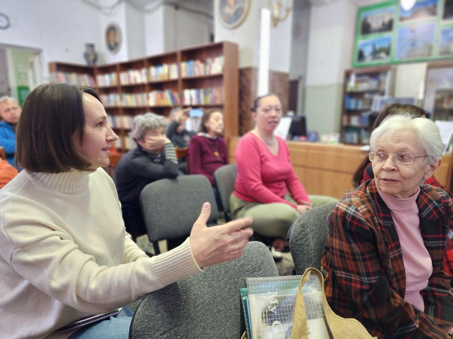 фрязино, лекция в библиотеке, фотографы,