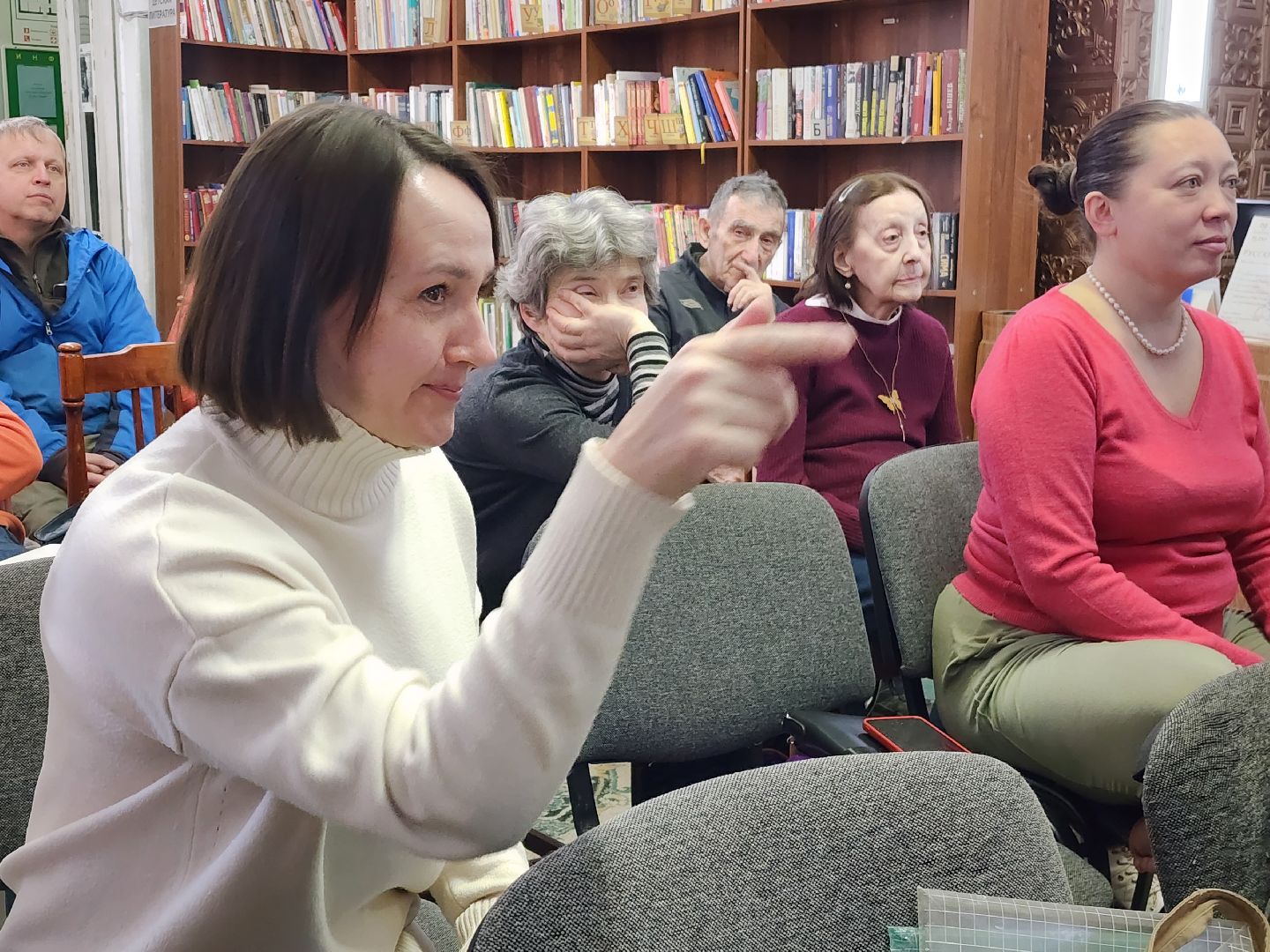 фрязино, лекция в библиотеке, фотографы,