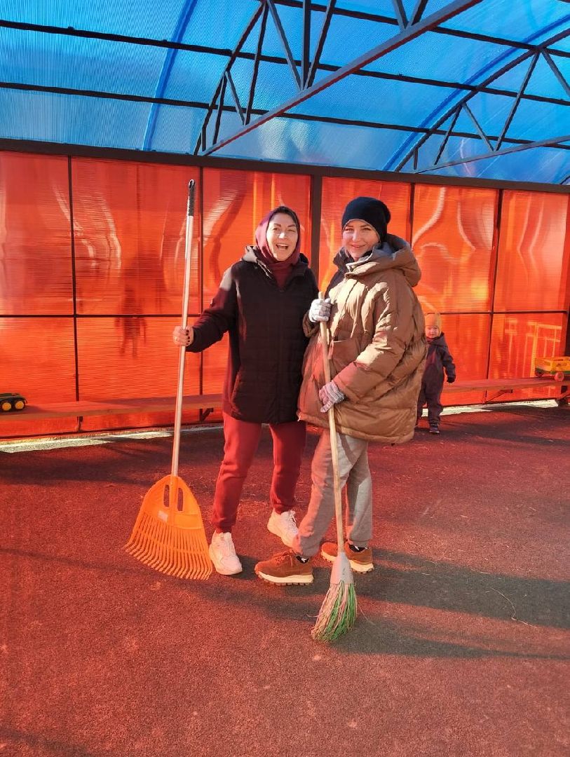 реутов, образование, уборка, субботник,дети на уборке,