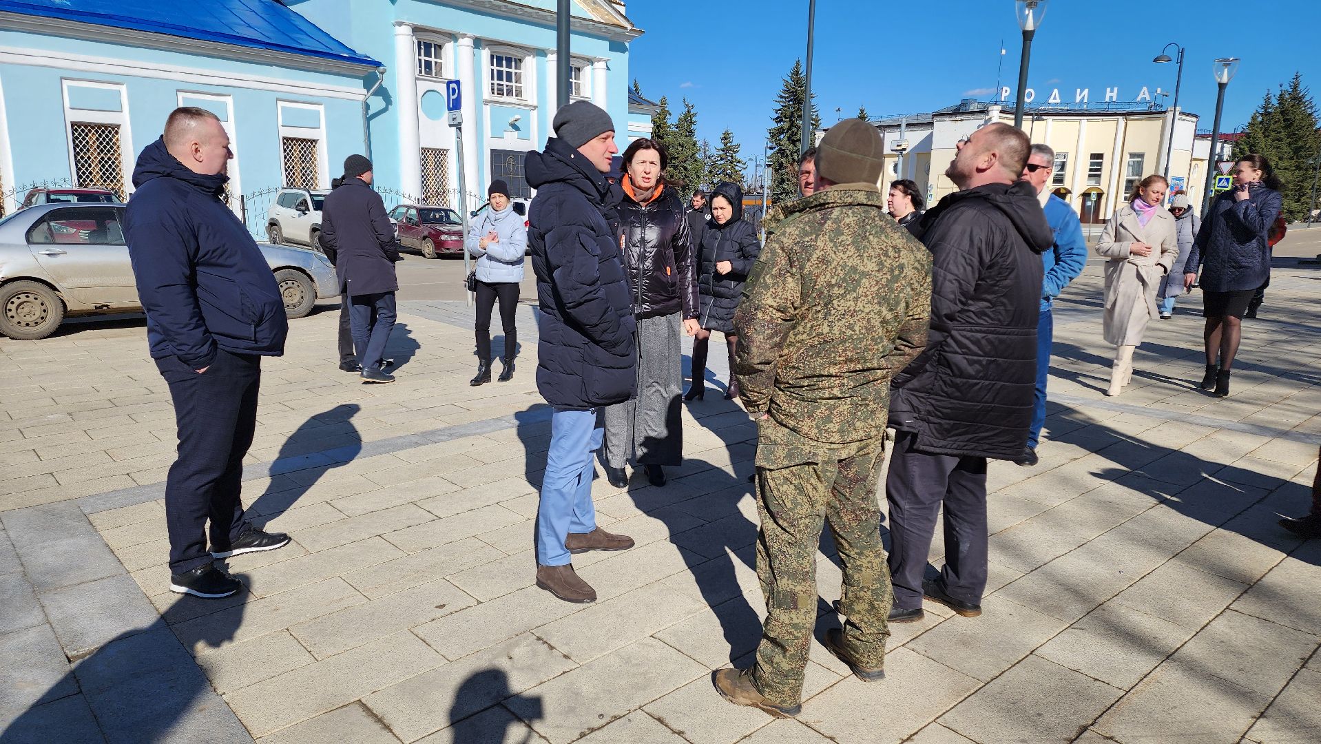 кашира, парад, день победы, 9 мая, 80 - летие победы, праздничное шествие,