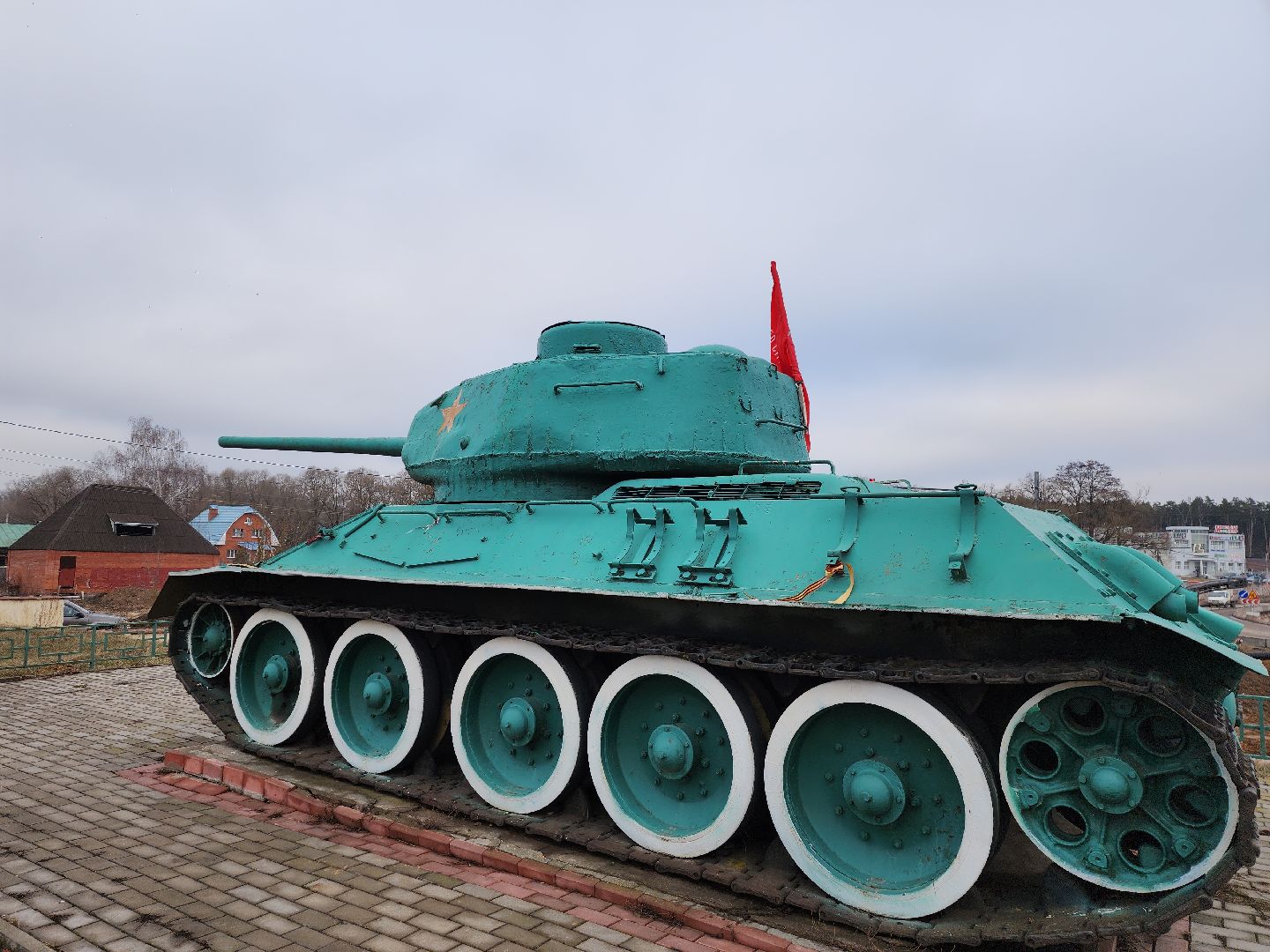 серпухов, подмосковье, лавриненко, танк, памятник, великая отечественная война,