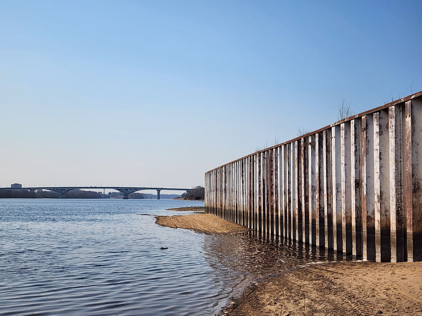 дубна, дамба, оэз дубна, левый берег,