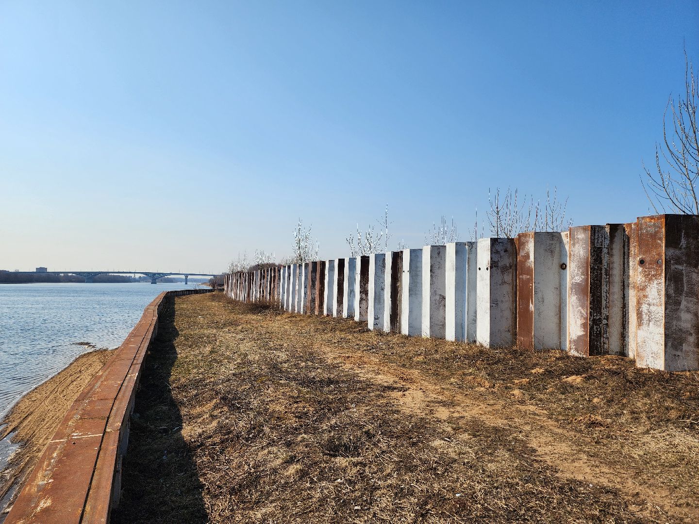 дубна, дамба, оэз дубна, левый берег,