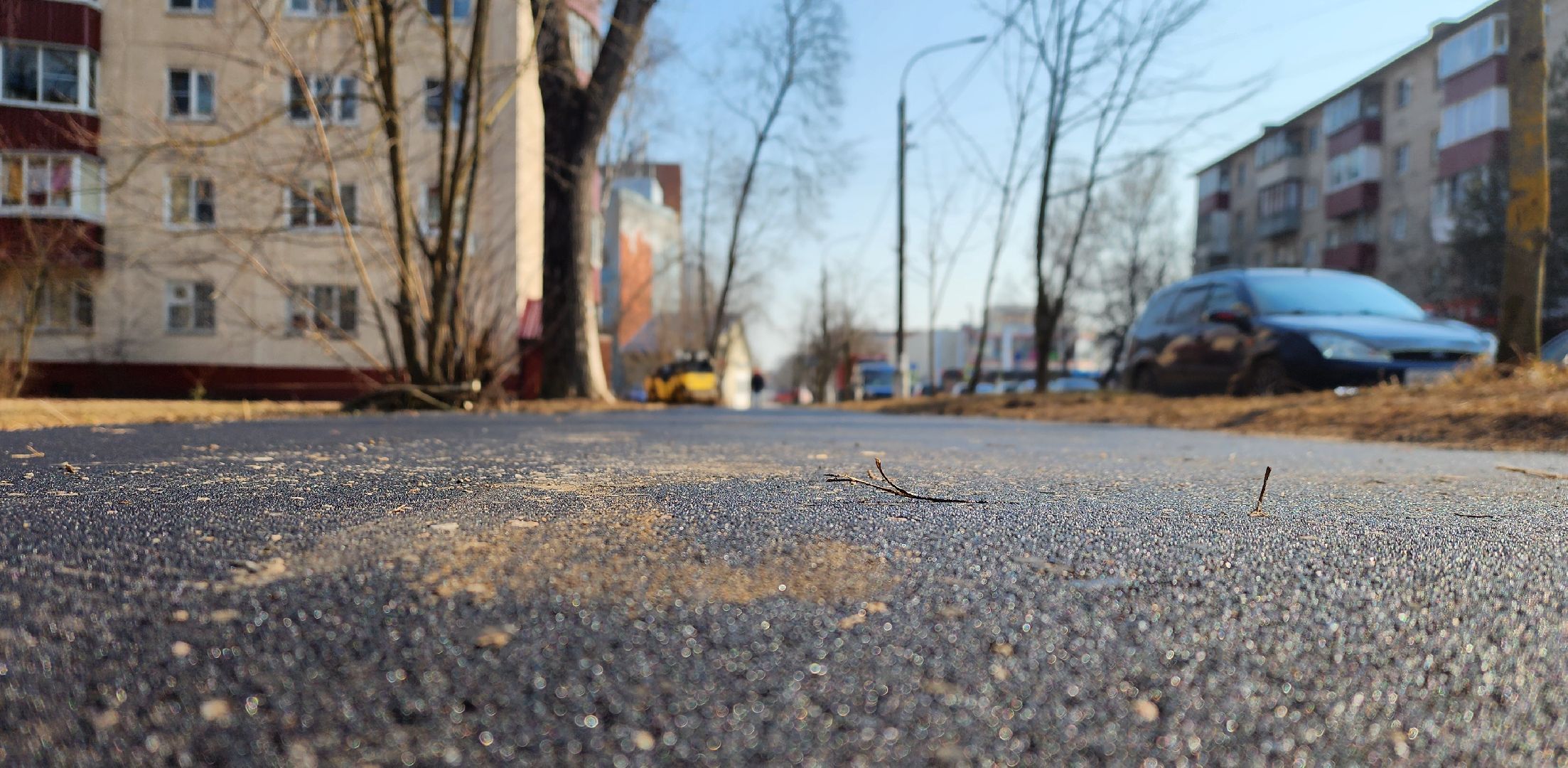 солнечногорск, благоустройство, новый асфальт, улица почтовая,