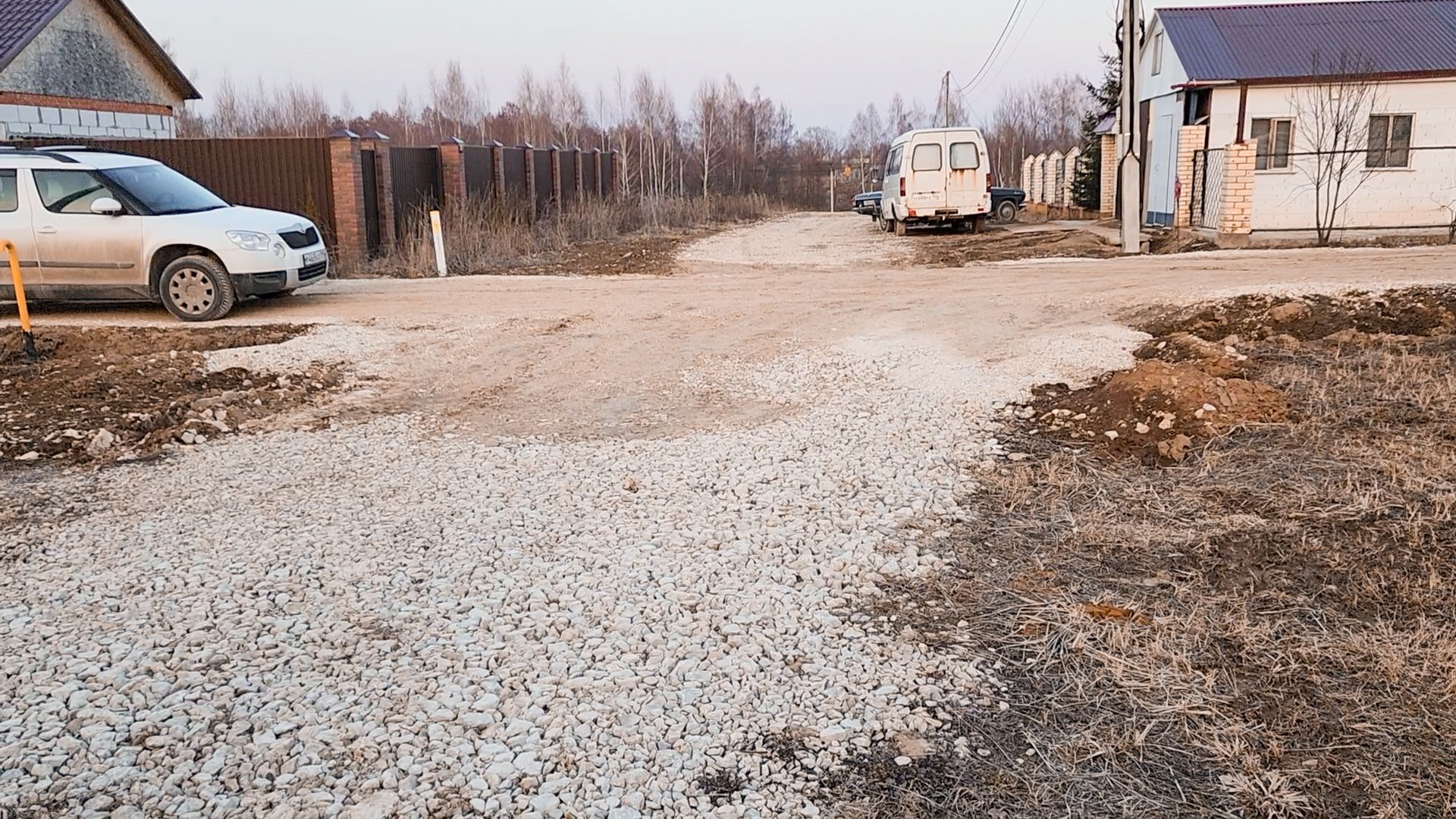 Бронницы, Строительство дороги, Многодетные семьи, Дорога к участкам многодетных семей,