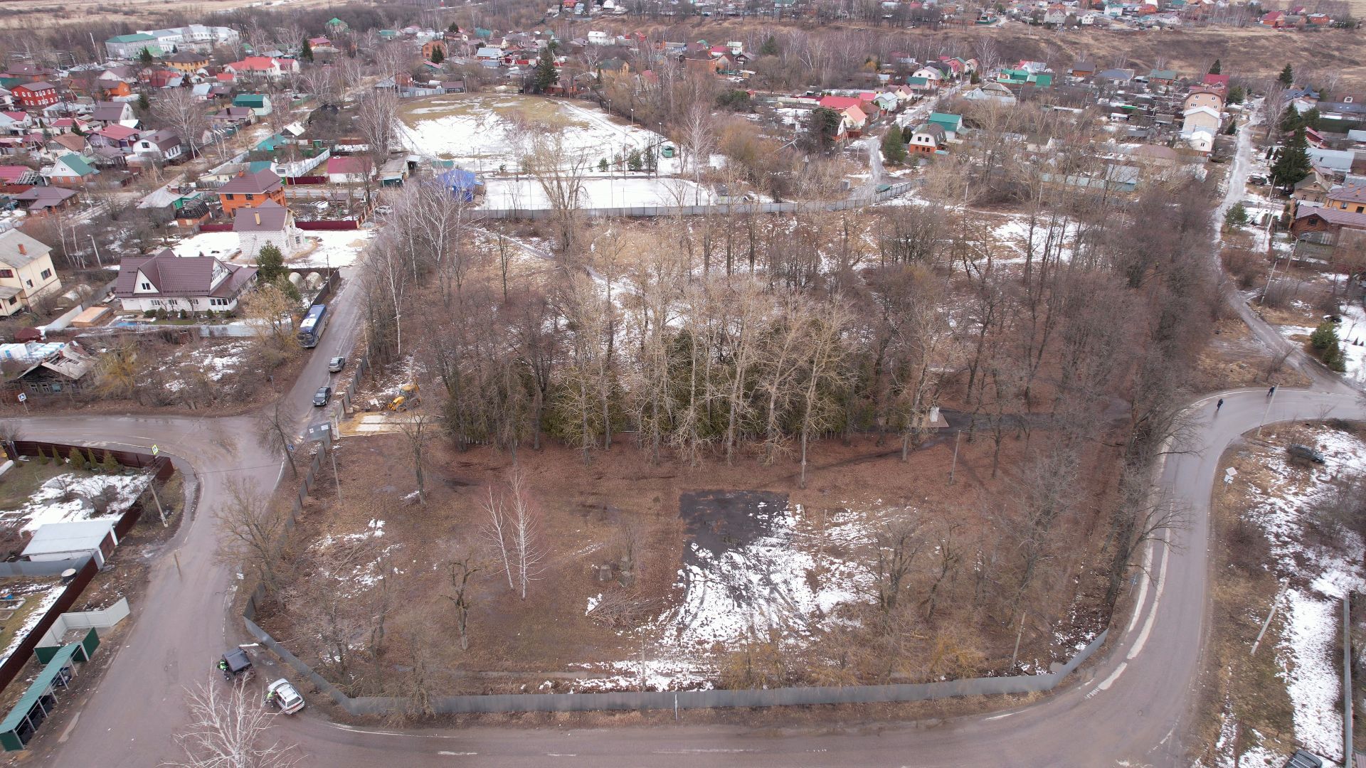 видео с коптера, фок в кашире, фок с ледовой ареной,