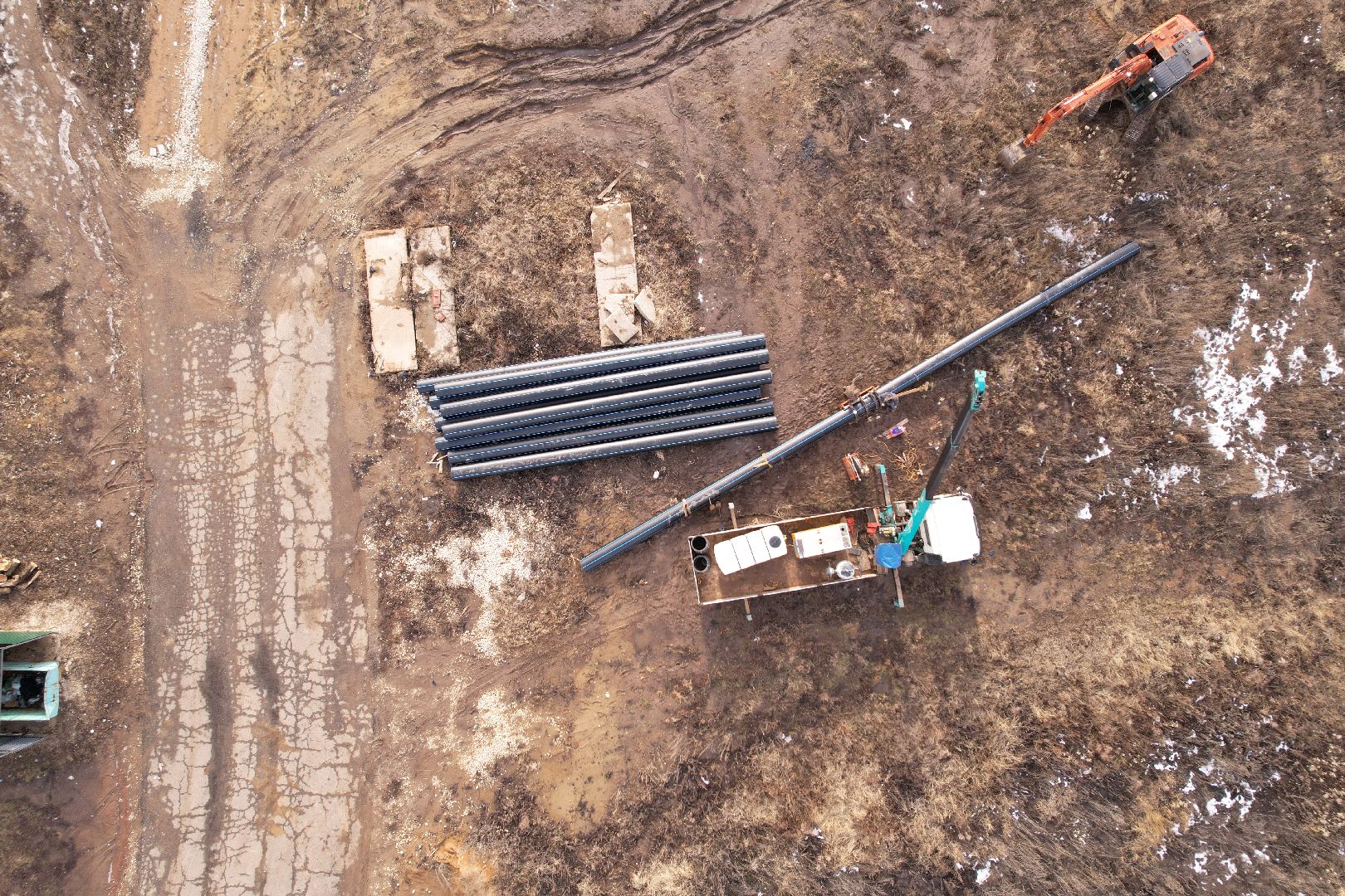 видео с коптера, ремонт канализационной сети в кашире,