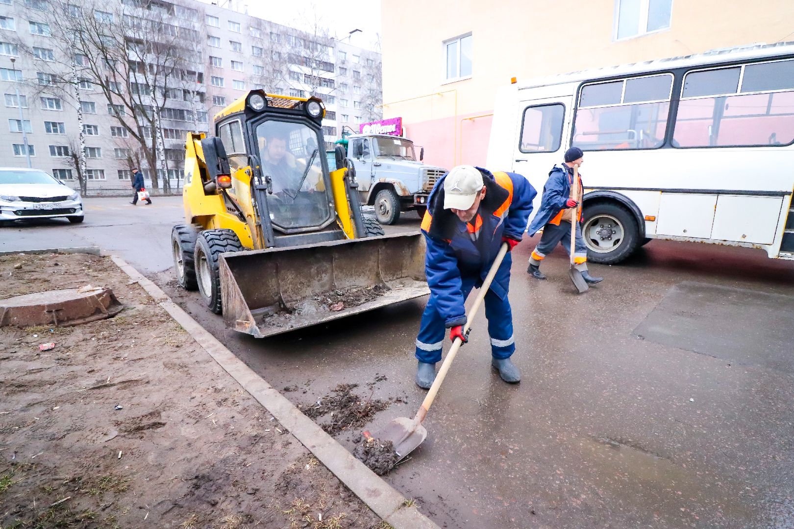 Клин, общество, благоустройство, ЖКХ, уборка дворов,