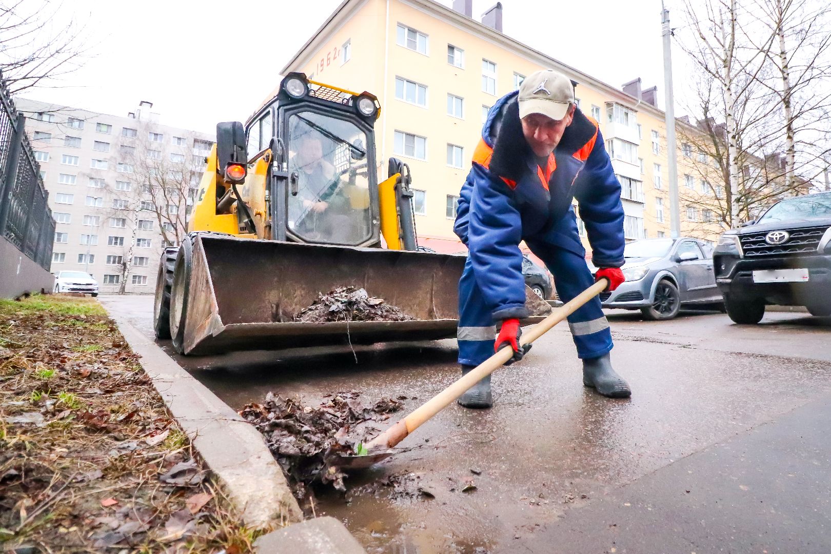 Клин, общество, благоустройство, ЖКХ, уборка дворов,