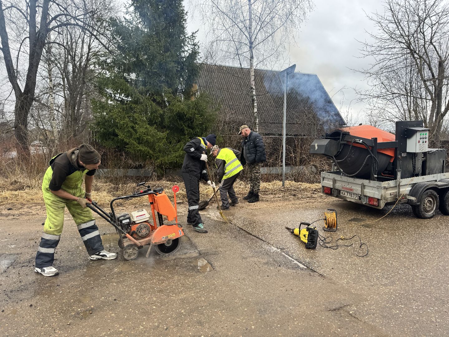 шаховская, ямочный ремонт, ямочный ремонт дорог,