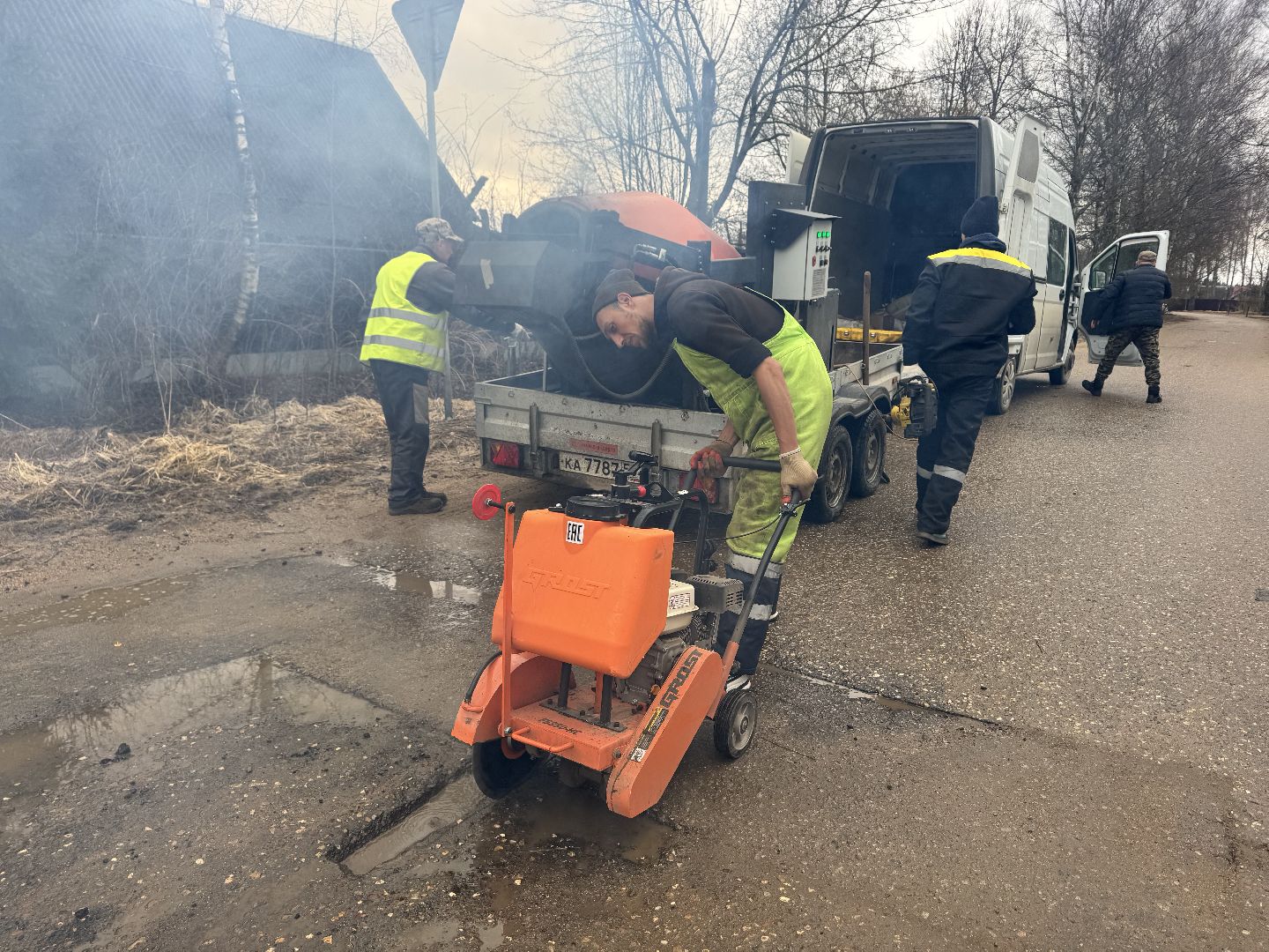 шаховская, ямочный ремонт, ямочный ремонт дорог,