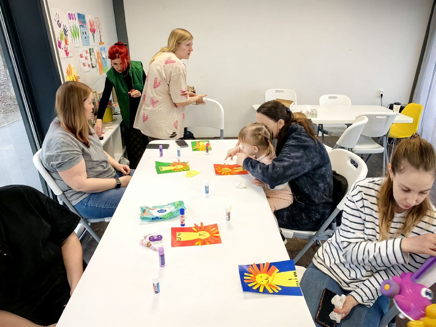 мастер-класс, парк, клей, цветная бумага,