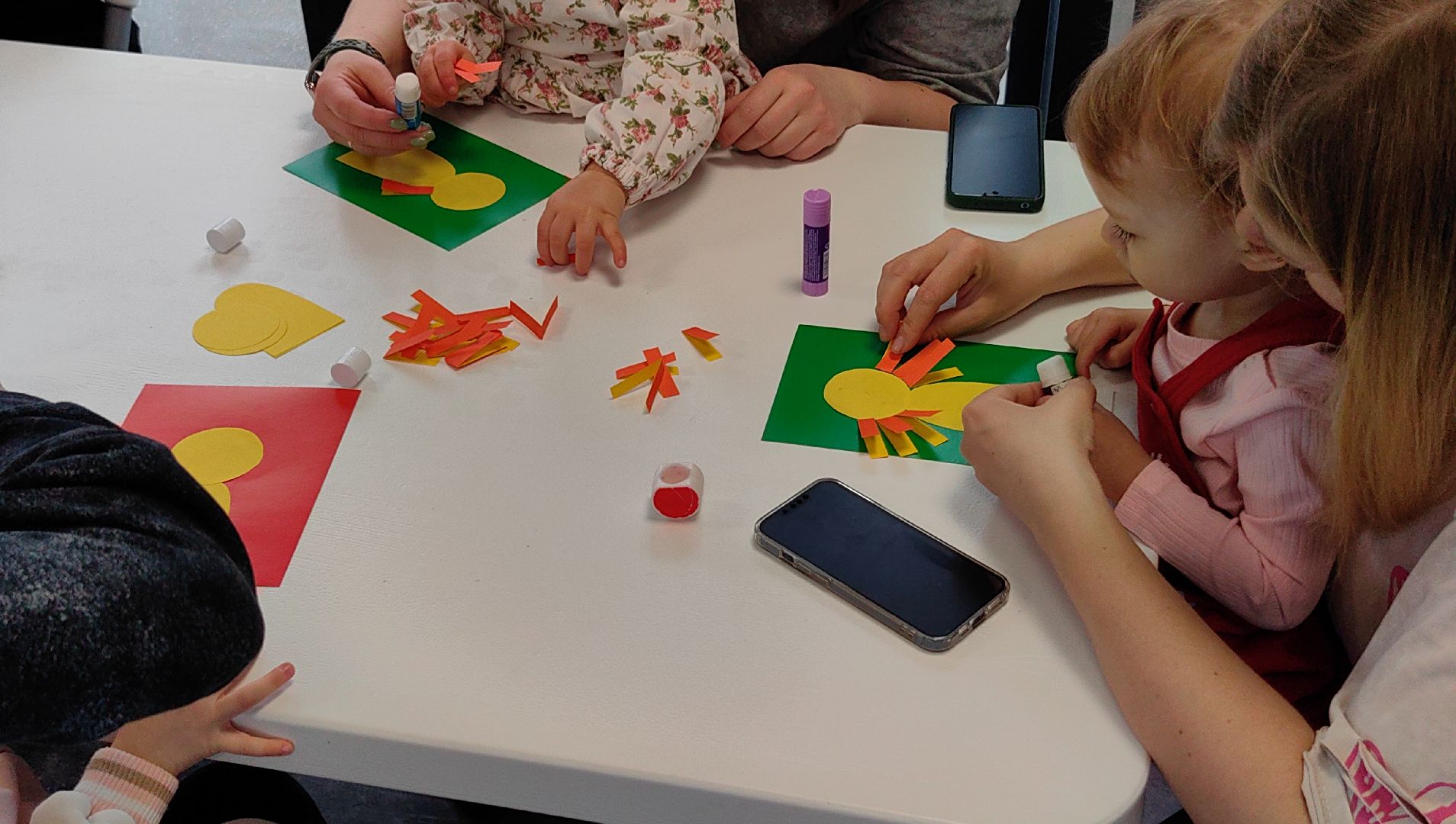 мастер-класс, парк, клей, цветная бумага,