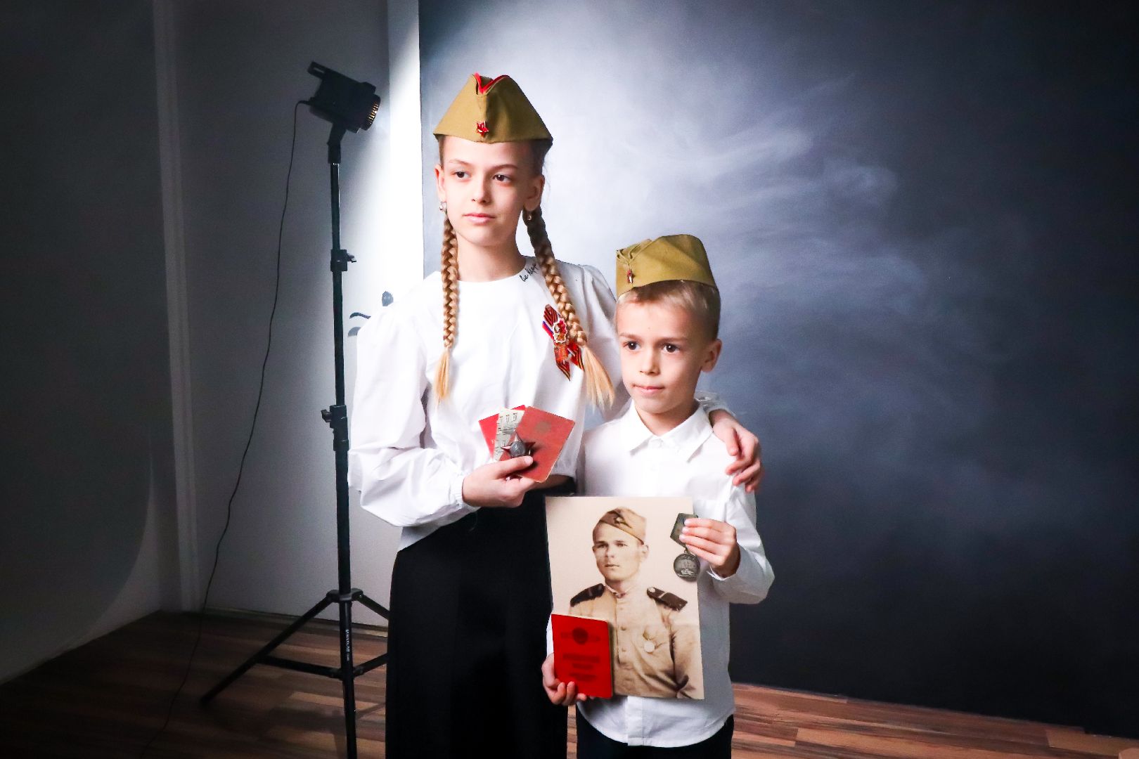 Клин, общество, история, герои великой отечественной войны, бессмертный полк, 80 лет победы, дети, память,