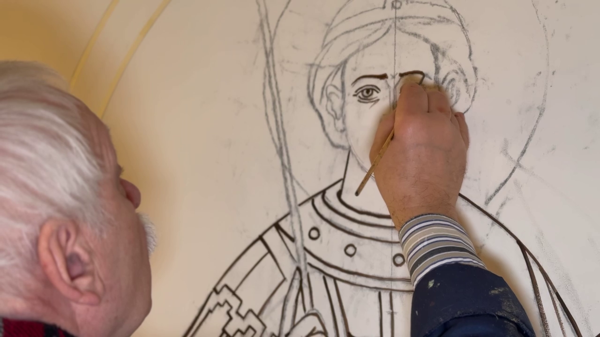 реутов, мемориал славы, часовня, реконструкция, леса, роспись часовни,