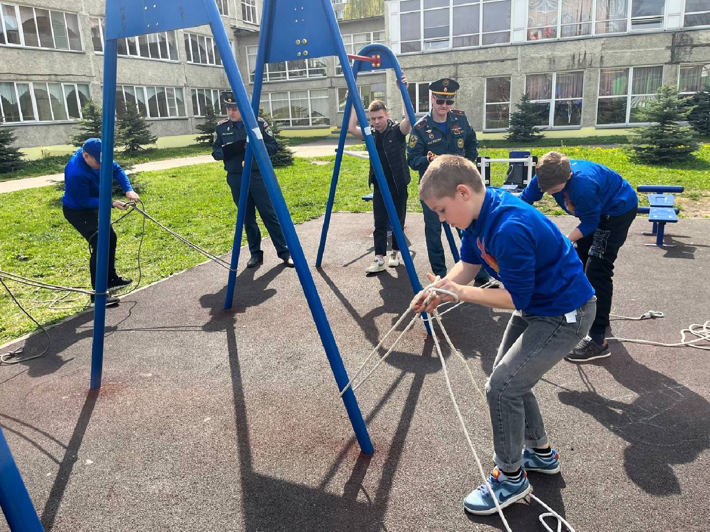 Солнечногорск, соревнования, лицей №1, пожарные, образование