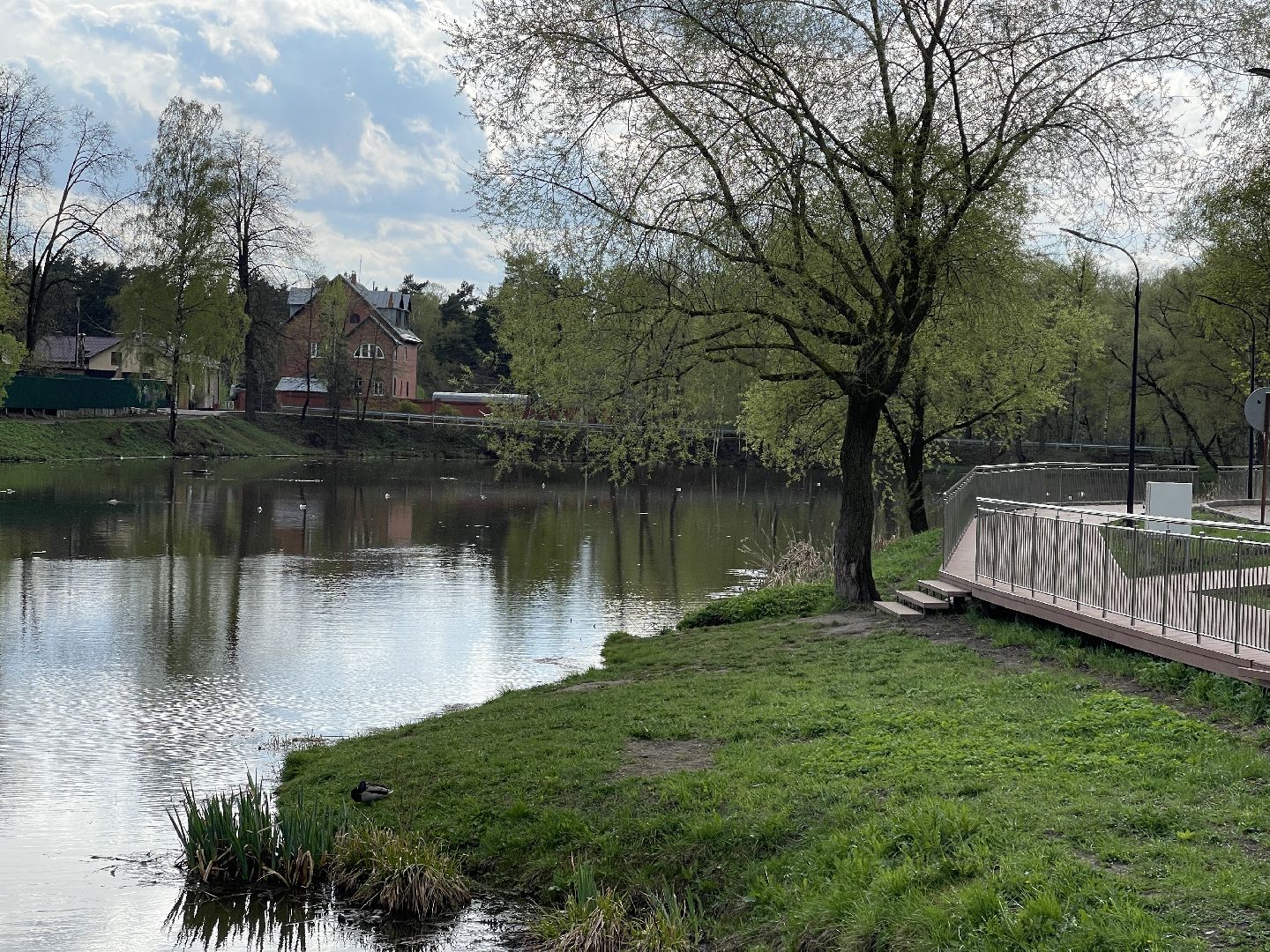 Одинцово, Немчиновка, благоустройство, пруд, набережная, детская площадка,