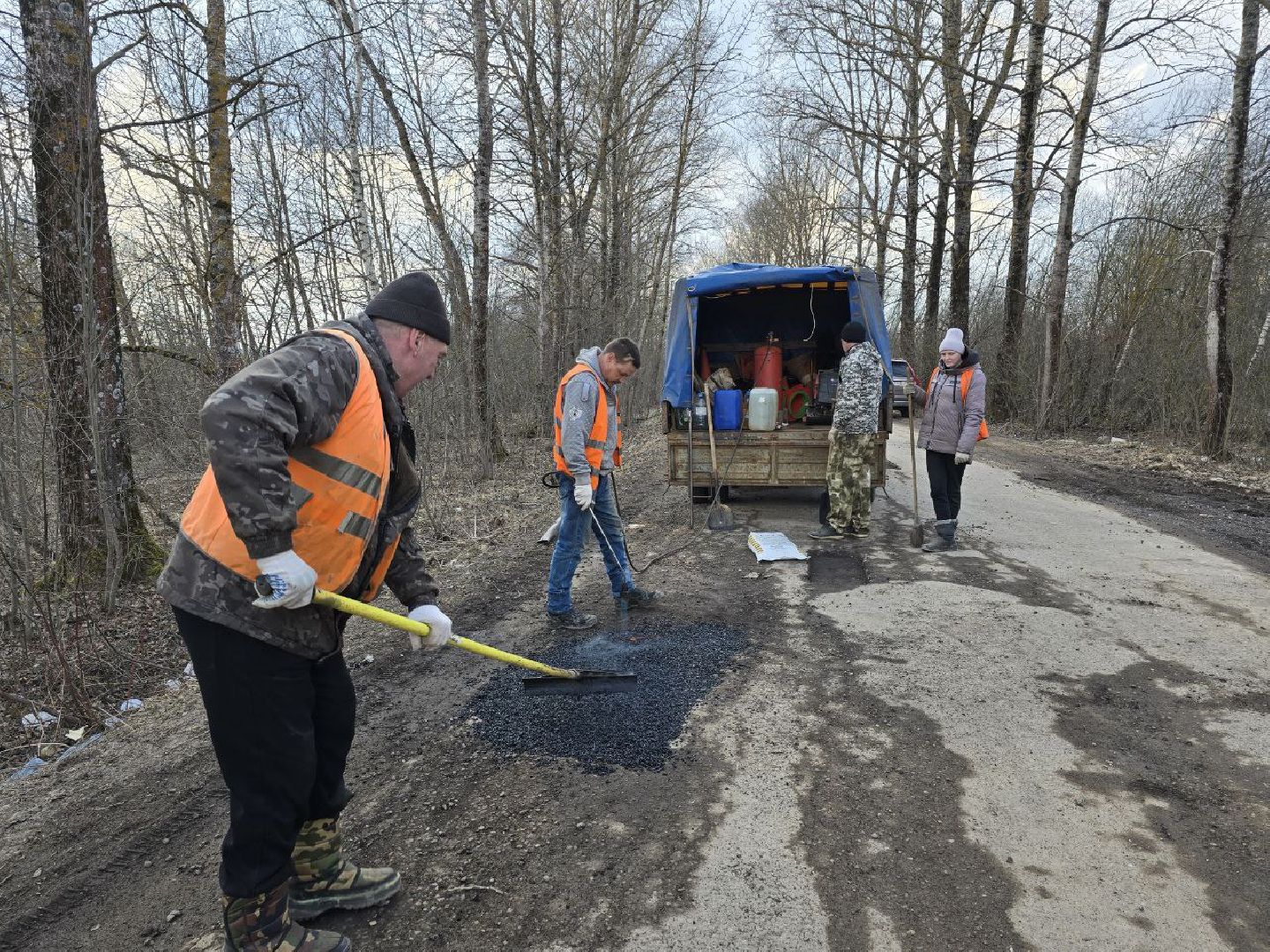 можайск, можайский муниципальный округ, подмосковье, дороги, ямочный ремонт, ремонт дорог,