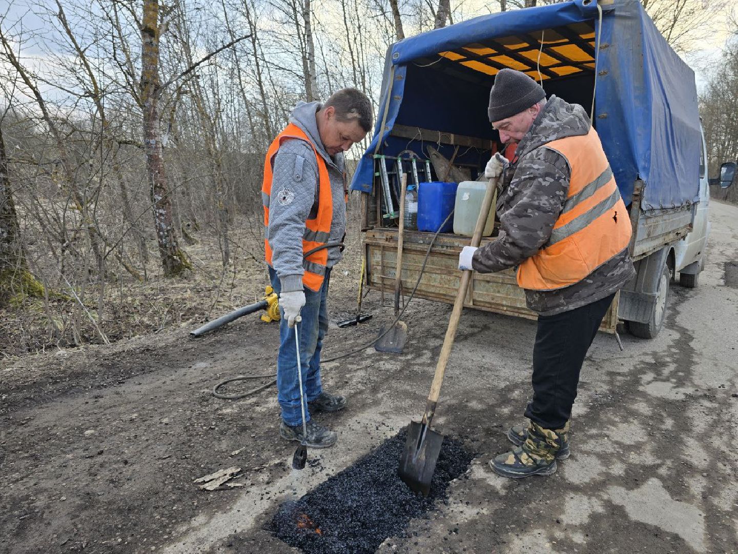 можайск, можайский муниципальный округ, подмосковье, дороги, ямочный ремонт, ремонт дорог,