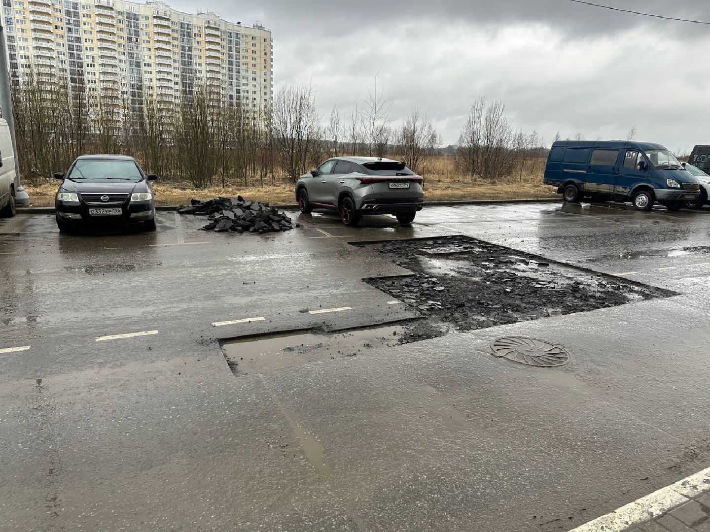 ямочный ремонт, дороги, домодедово,