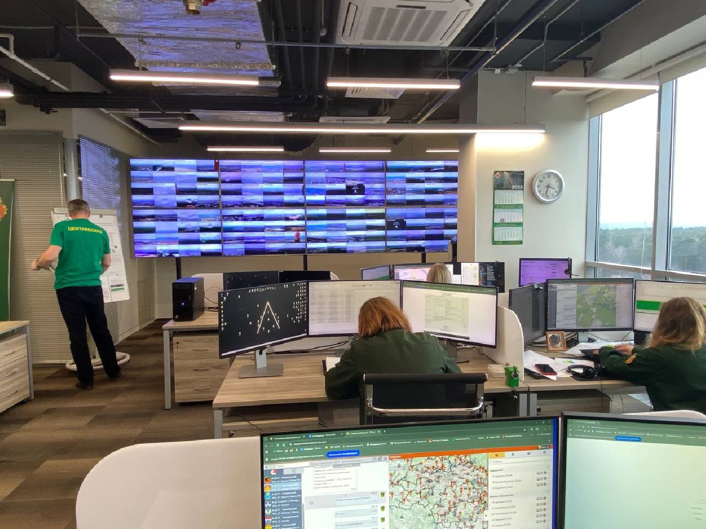 противопожарный период, ситуационный центр, борьба с пажарами,