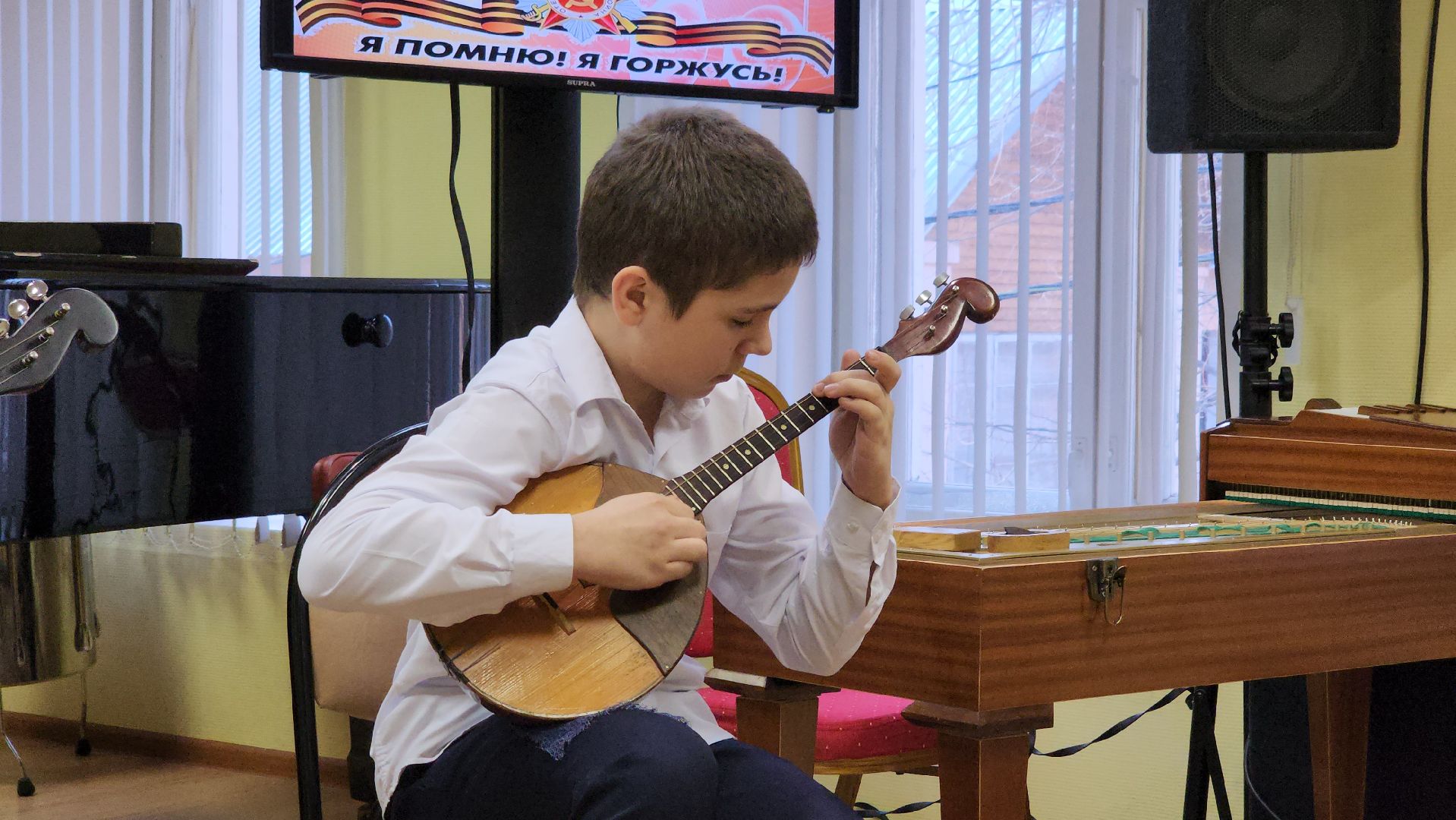 кашира, дши, музыкальная школа, оркестр, русские народные инструменты, 80 - летие победы, день победы, концерт,