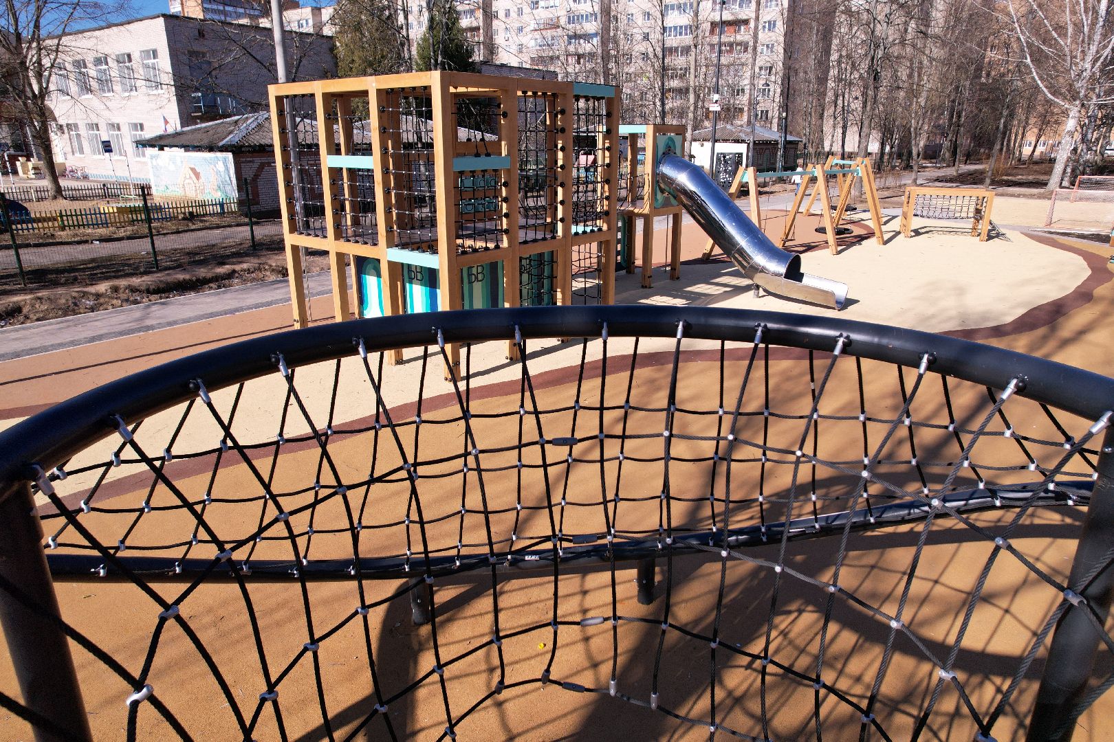 видео с коптера, сквер журавлева, благоустройство сквера в дубне,