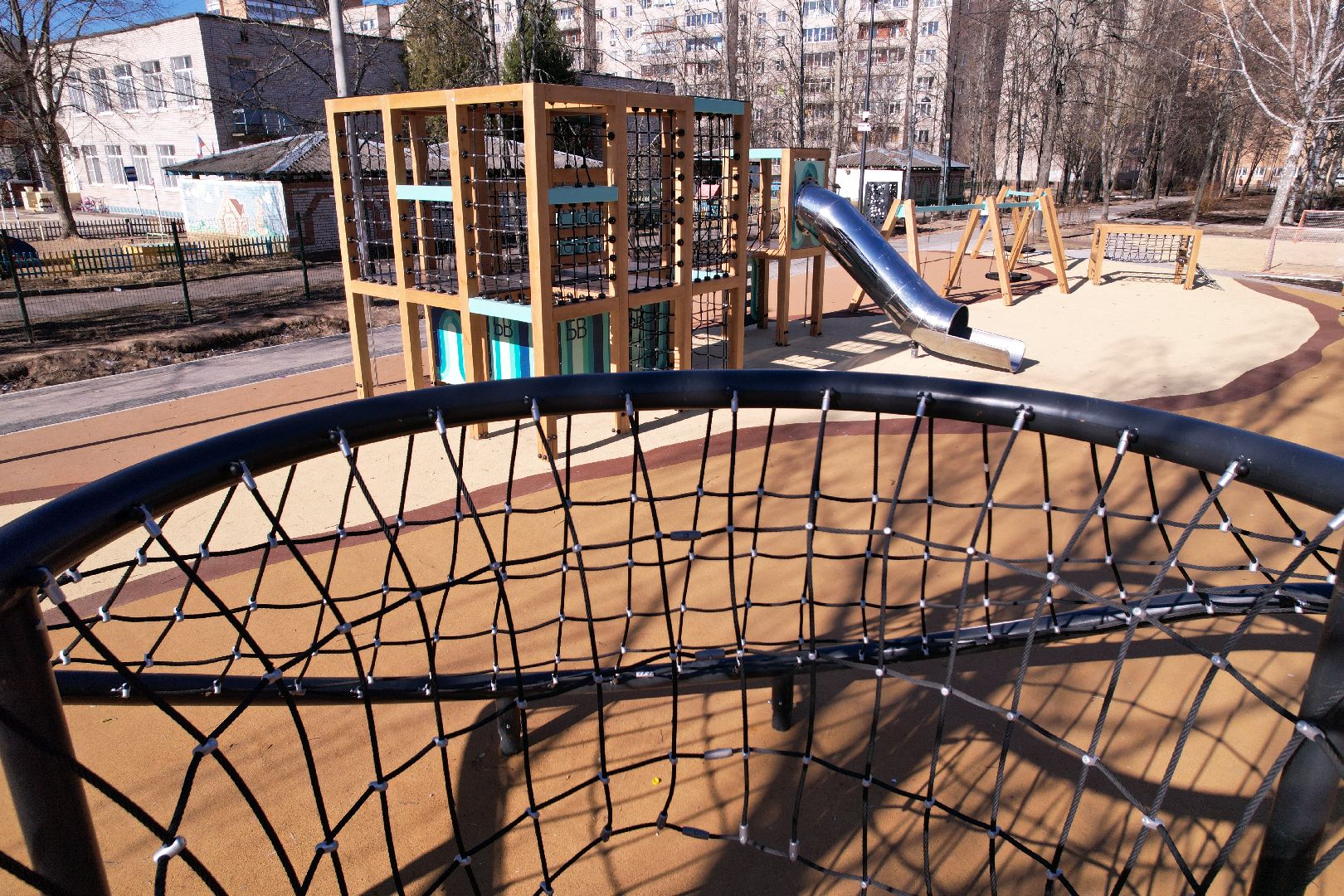 видео с коптера, сквер журавлева, благоустройство сквера в дубне,