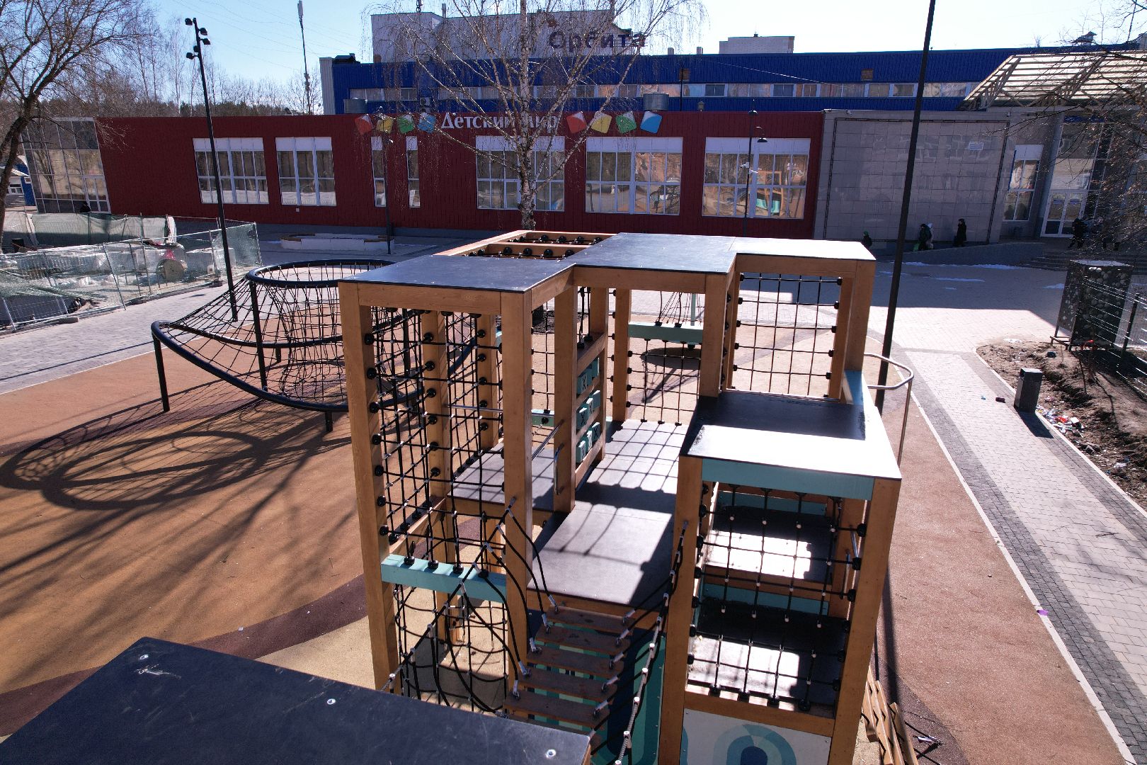 видео с коптера, сквер журавлева, благоустройство сквера в дубне,