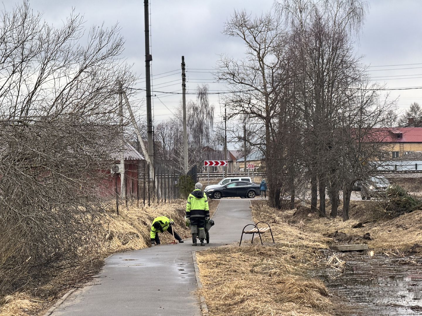шаховская, уборка, коммунальная служба,