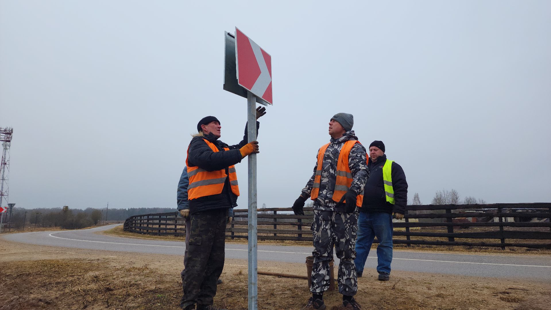 волоколамск, Установка знаков, дорожные знаки,