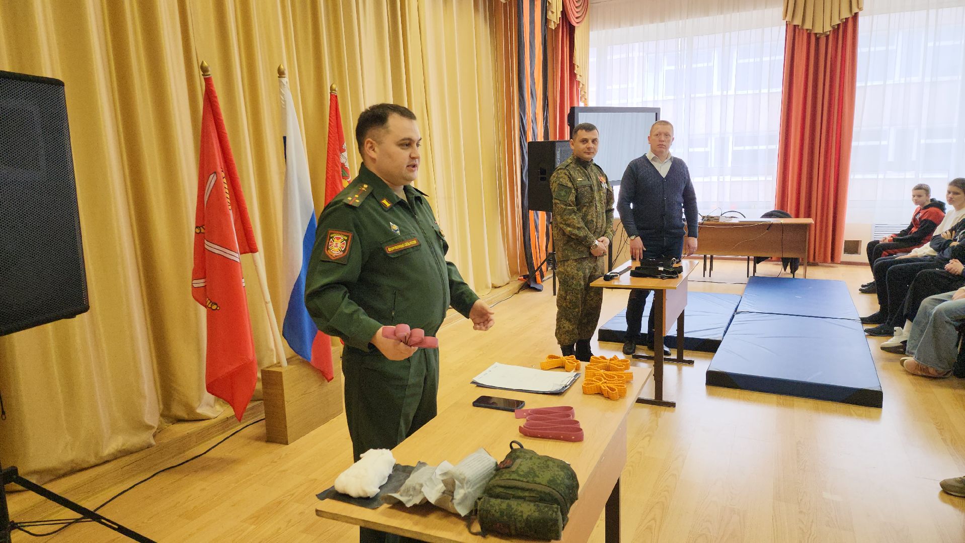 сво, ветеран сво, тактическая медицина, руза, гимназия 1 рузы, образование,