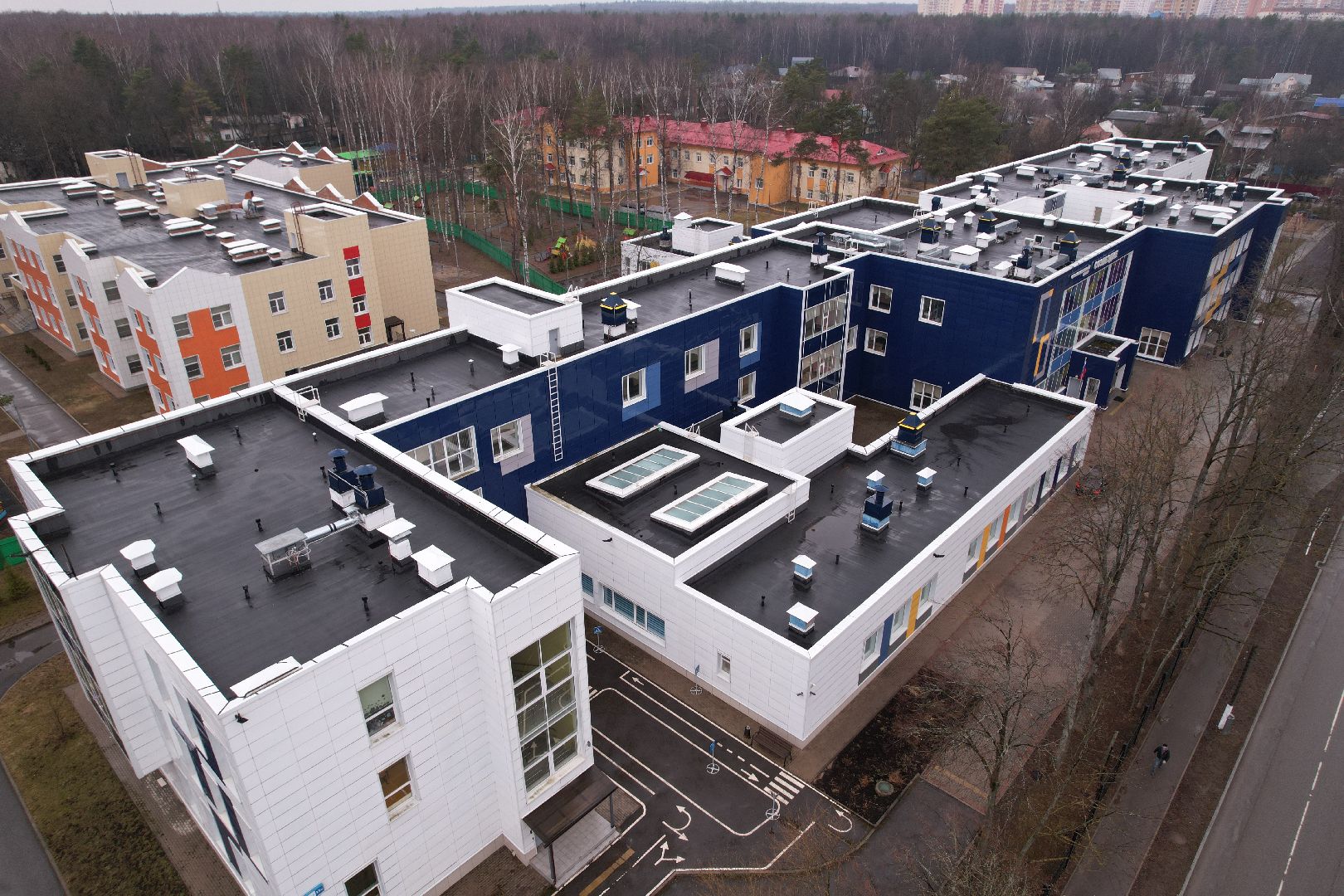 видео с коптера, красногорск медицина, реабилитация детей в красногорске, образовательный центр созвездие,