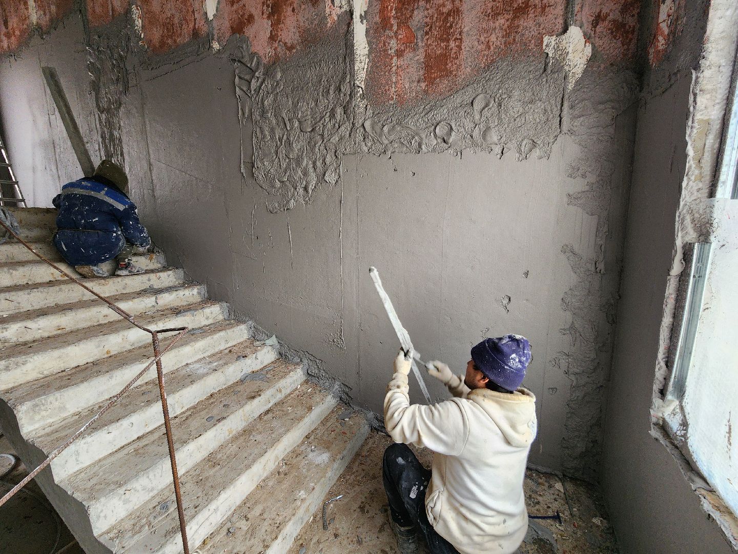 Чехов, школа 3, строительство пристройки на 200 мест, черновая отделка помещений, лестничные клетки, штукатурка, утепление фасада, монтаж инженерных сетей, госпрограмма московской области,