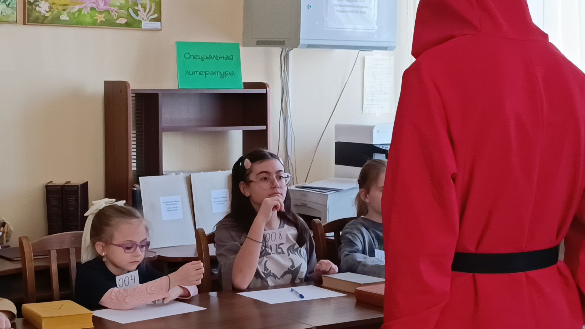 игра в кальмара, квест, библиотека, лобня,