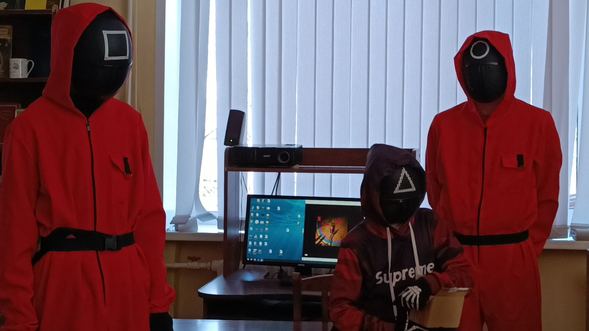 игра в кальмара, квест, библиотека, лобня,