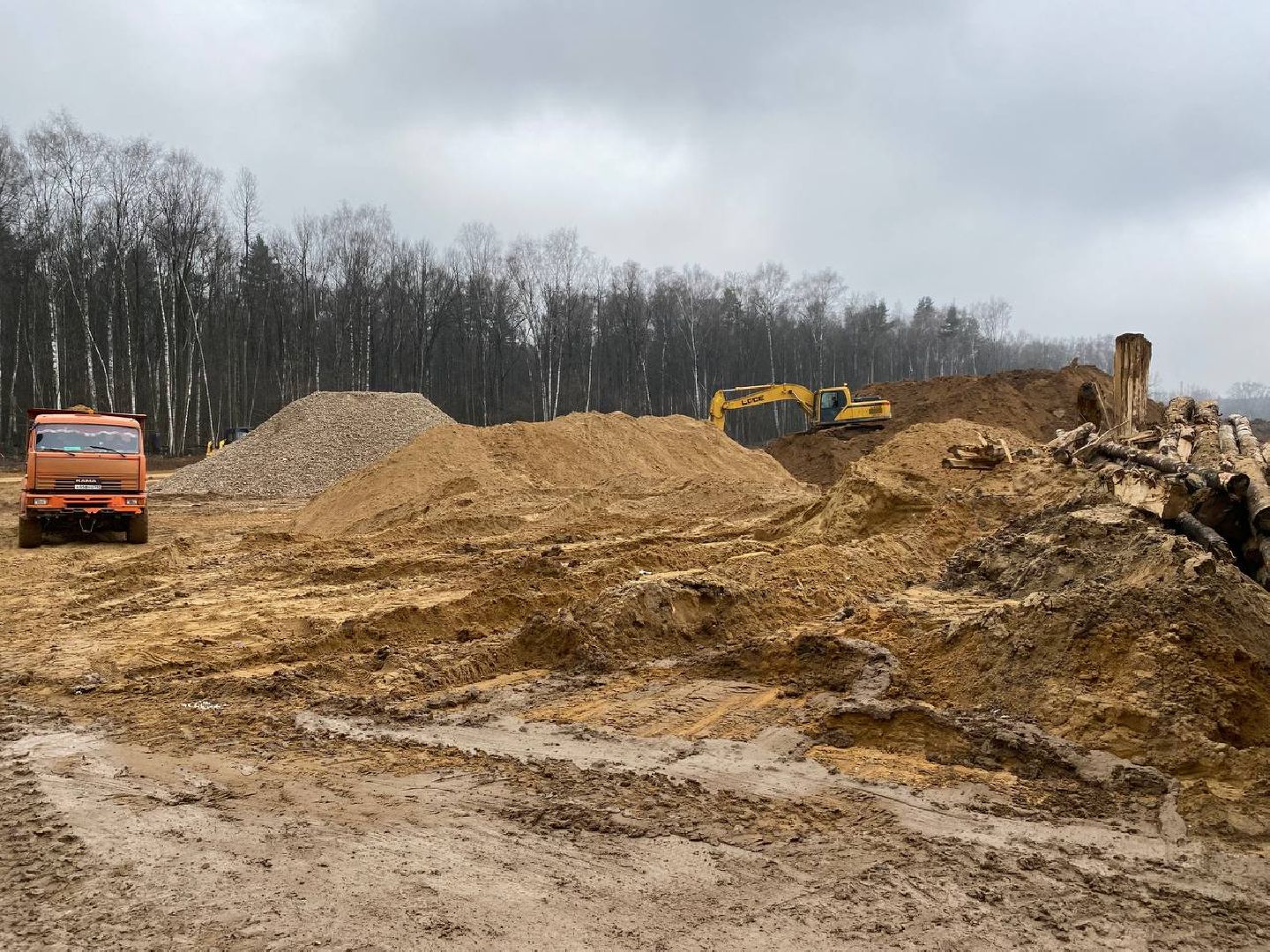 новая дорого в Путилково, Пиятницкое шоссе - Путилково, Мост через реку Журавка, Строительство новой дороги,