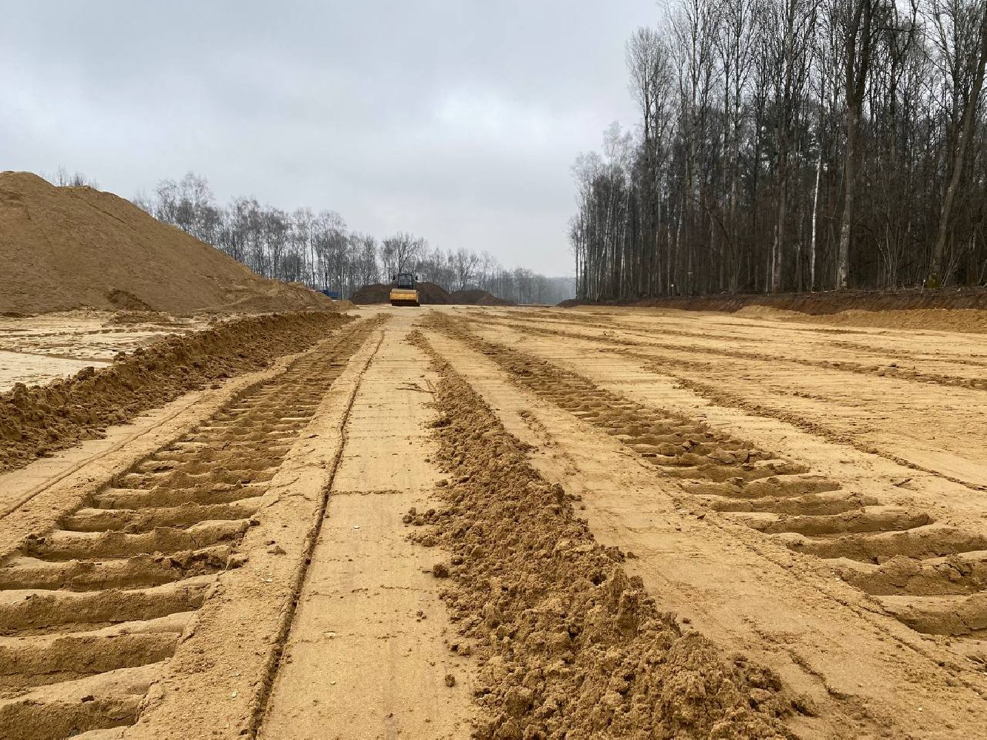 новая дорого в Путилково, Пиятницкое шоссе - Путилково, Мост через реку Журавка, Строительство новой дороги,