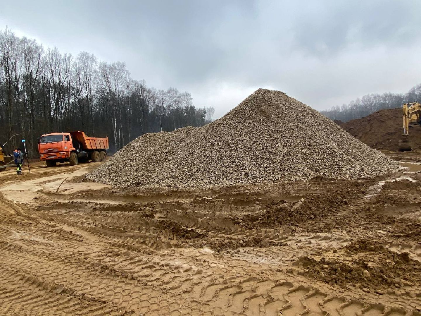 новая дорого в Путилково, Пиятницкое шоссе - Путилково, Мост через реку Журавка, Строительство новой дороги,