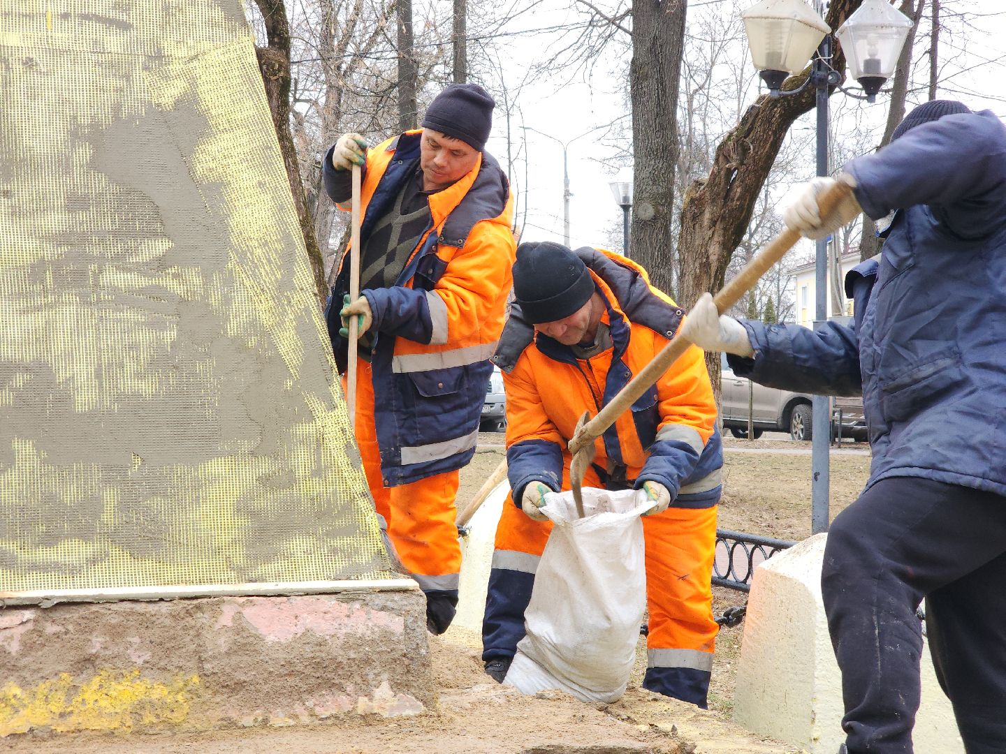 Подольск, мемориал, ремонт мемориала, благоустройство,